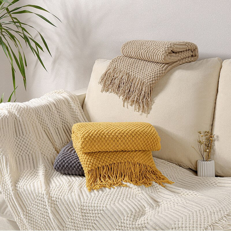 Manta Hogar y Decoración – Crema - Minimalist House Shop
