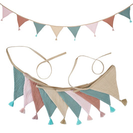 Bandeirola Decorativa Infantil em Tecido – 2,6 m - Minimalist House Shop