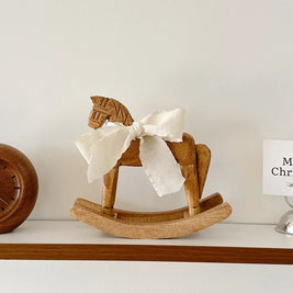 Cavalo Decorativo em Madeira — Estilo Retrô - Minimalist House Shop