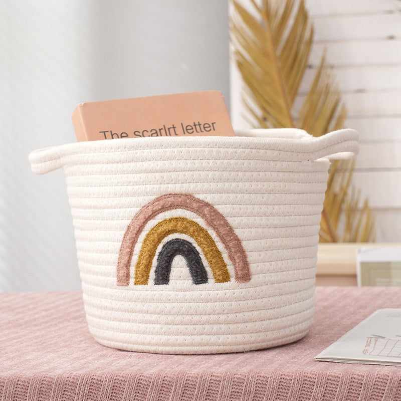Cesta Organizadora – Arcoíris - Minimalist House Shop
