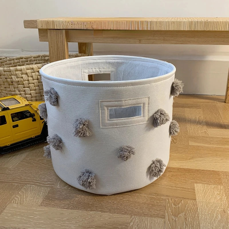 Cesta Organizadora Canvas de Algodón – Bebé - Minimalist House Shop