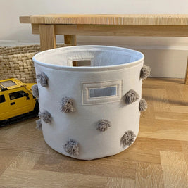 Cesta Organizadora Canvas de Algodón – Bebé