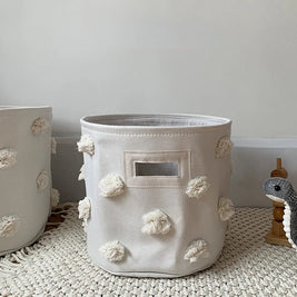 Cesta Organizadora Canvas de Algodón – Bebé