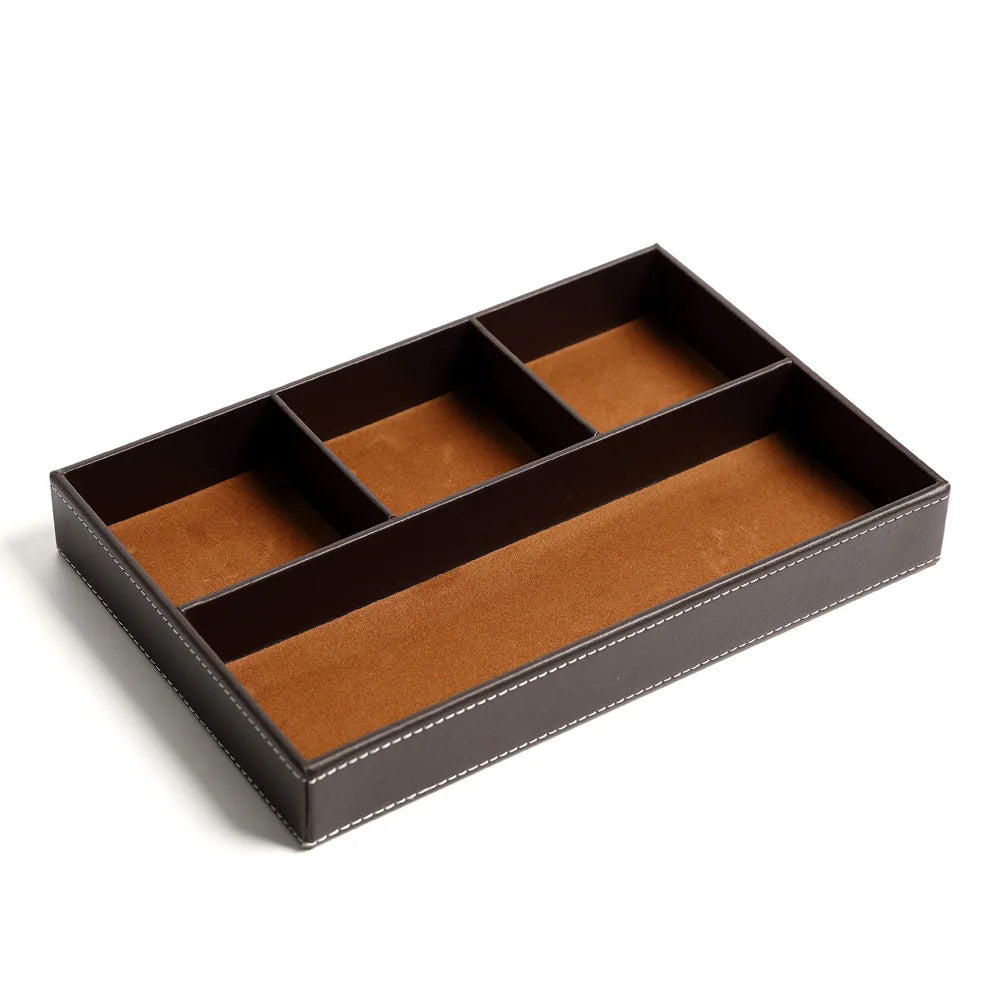 Caja Organizadora en Cuero – OFFICE - Minimalist House Shop