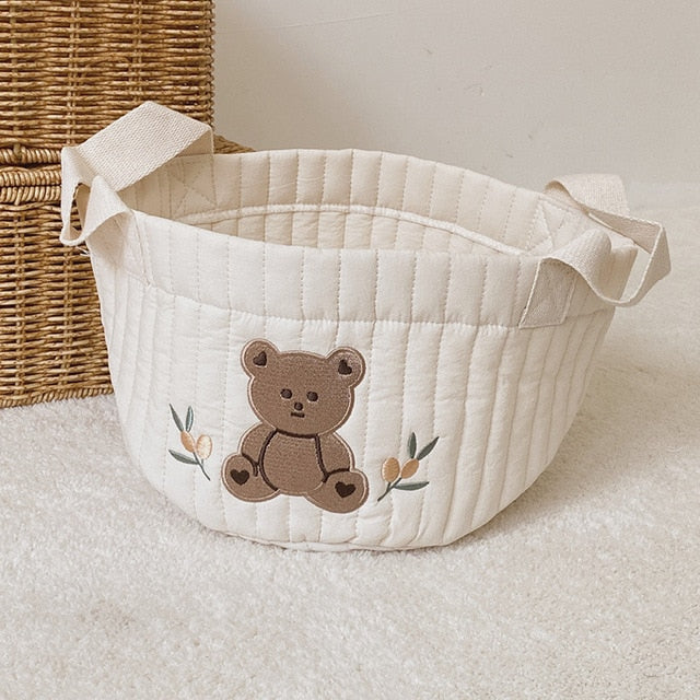 Cesto Organizador para Habitación de Bebé – BUNNY - Minimalist House Shop