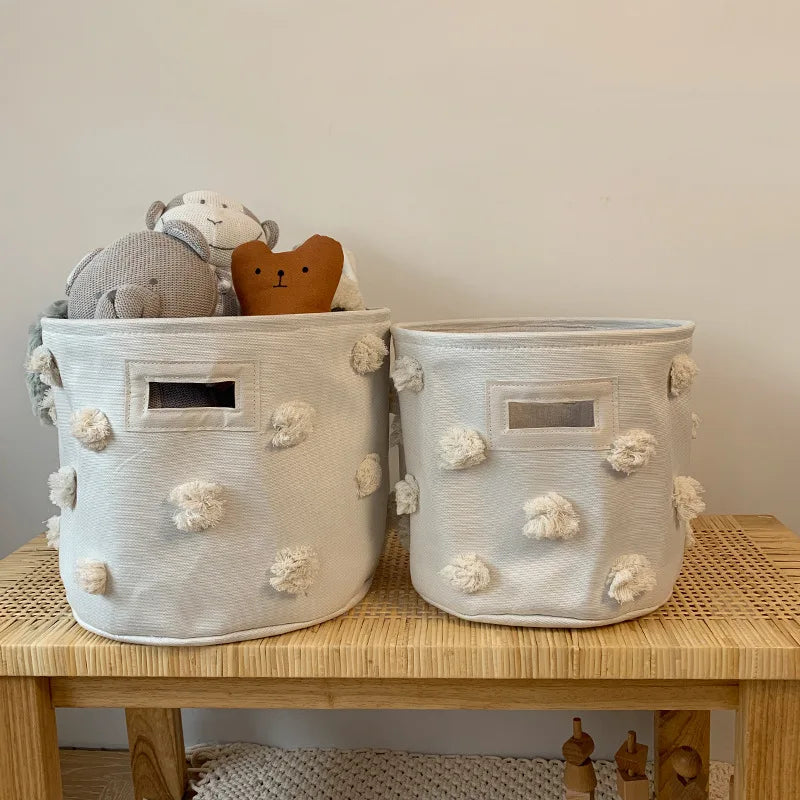 Cesta Organizadora Canvas de Algodón – Bebé