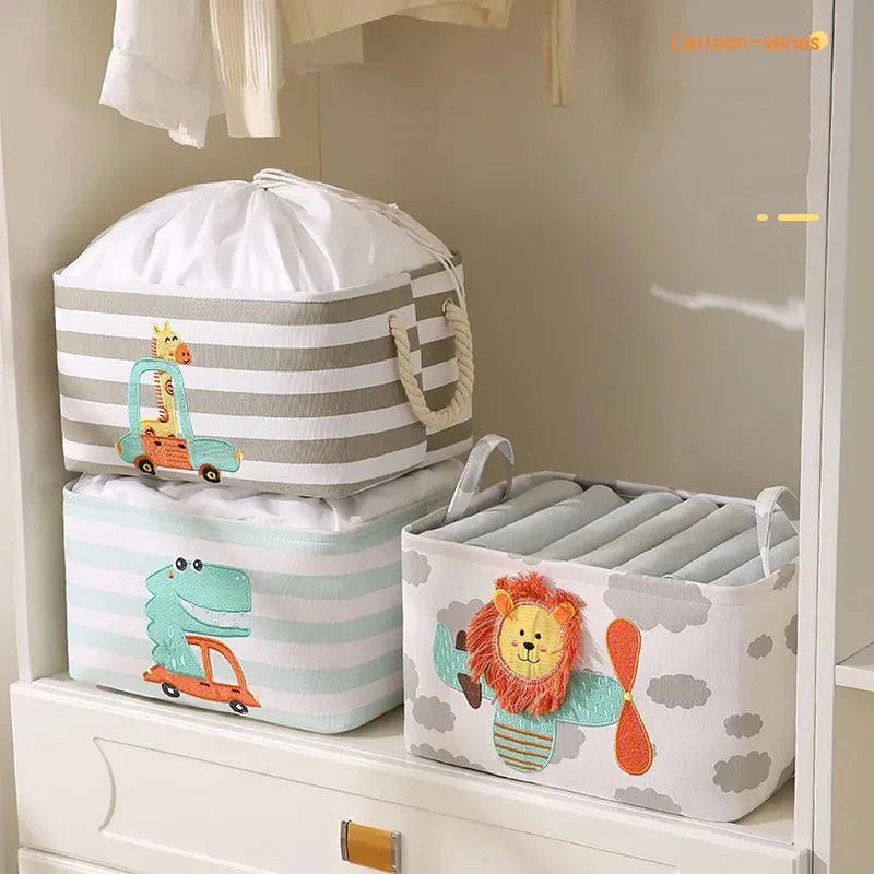 Cesta Organizadora de Juguetes – Animales - Minimalist House Shop