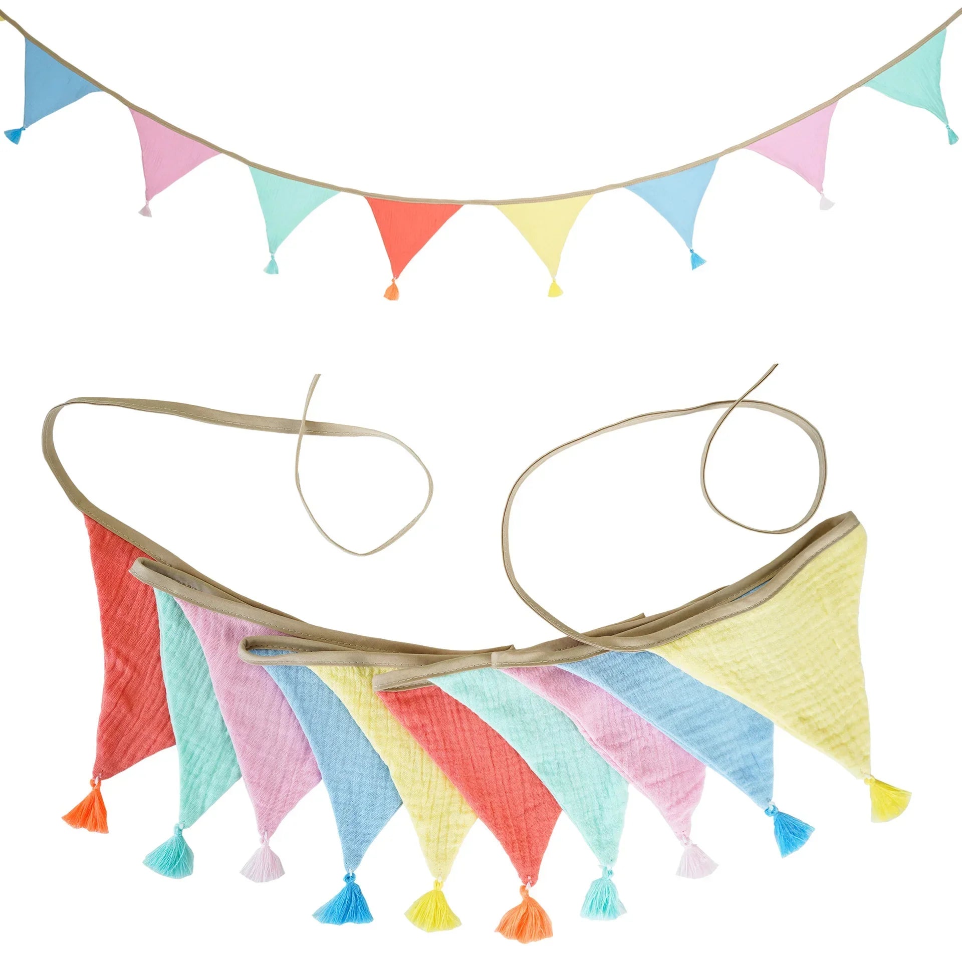 Bandeirola Decorativa Infantil em Tecido – 2,6 m - Minimalist House Shop