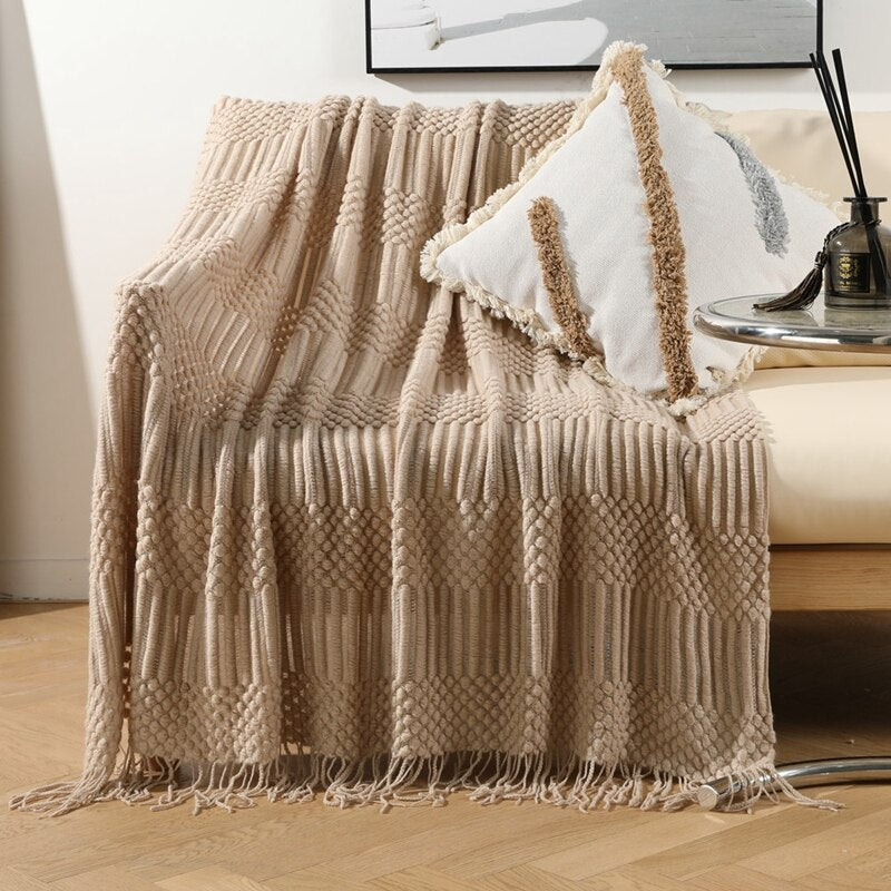 Manta Hogar y Decoración – Crema - Minimalist House Shop