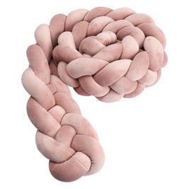 Protector Trenzado para Cuna – Algodón Suave 1M/2M/3M/3.6M - Minimalist House Shop