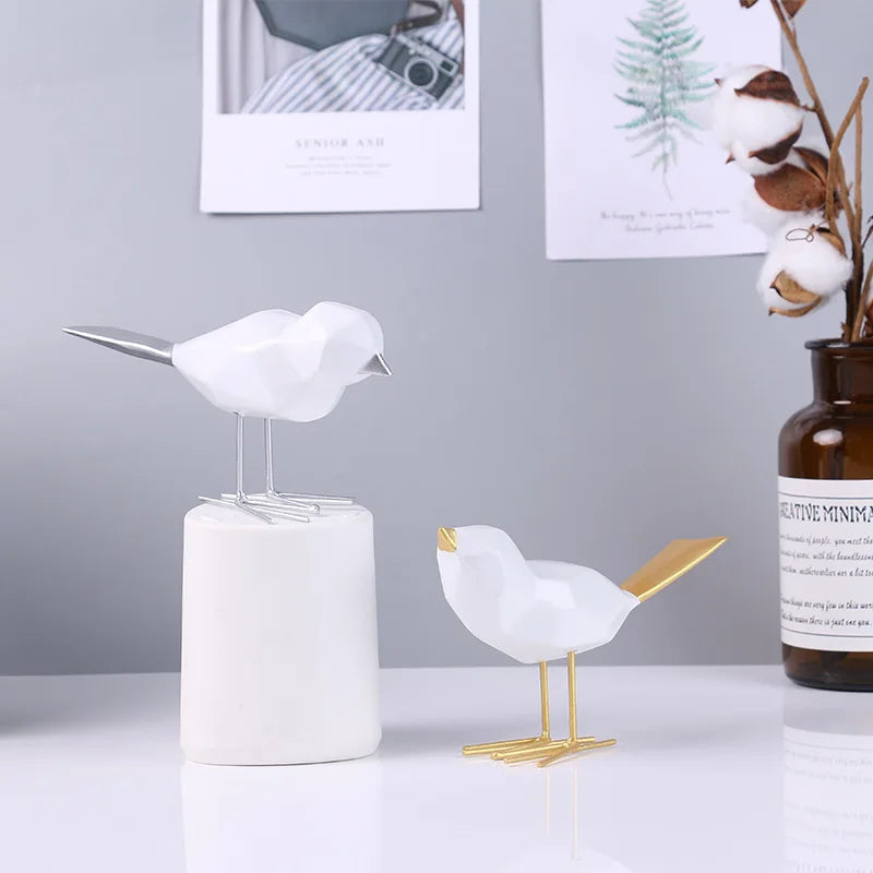 Estatuilla decorativa – Pájaro - Minimalist House Shop