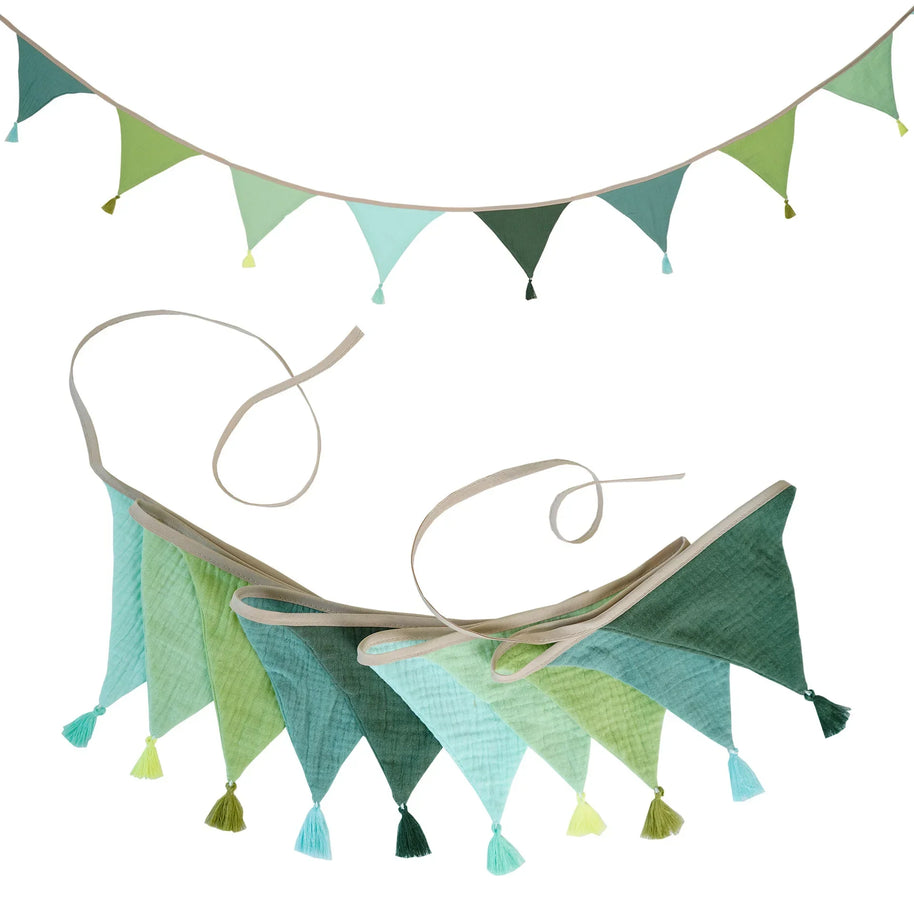 Bandeirola Decorativa Infantil em Tecido – 2,6 m - Minimalist House Shop
