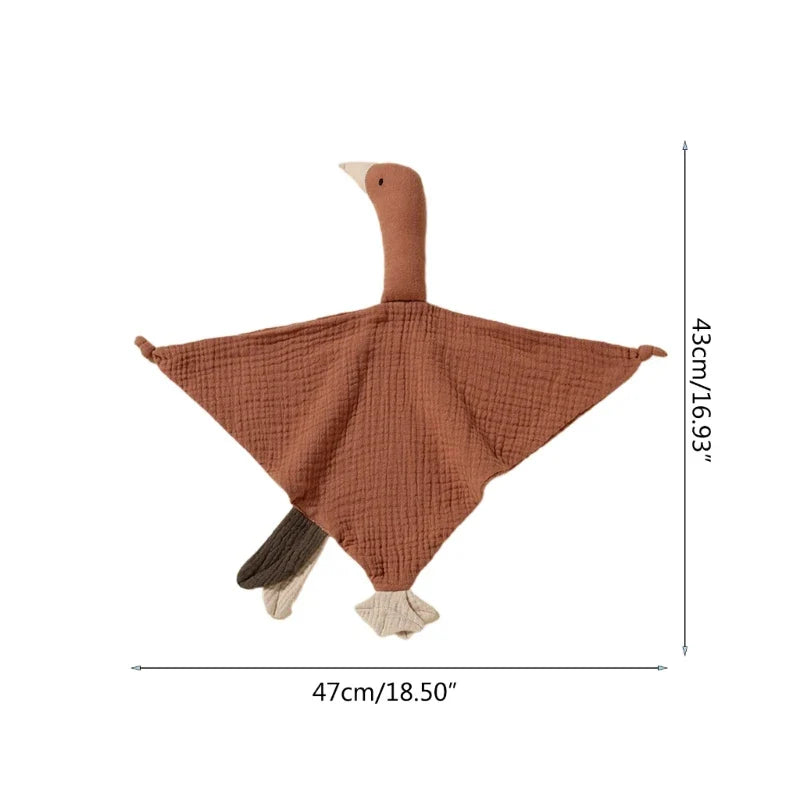 Toalla Naninha Calmante de Diseño Animado – Ganso - Minimalist House Shop