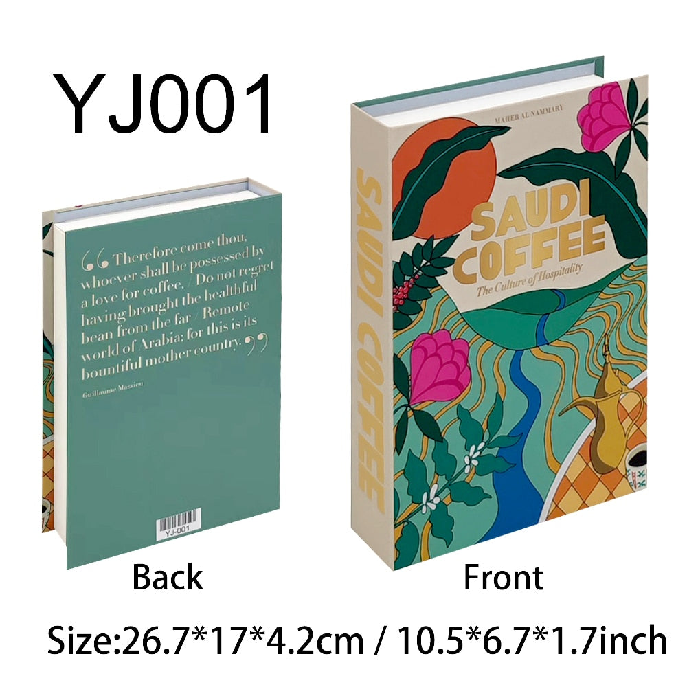 Libro Decorativo con Compartimento Secreto – DOLCE VITTA (abierto) - Minimalist House Shop
