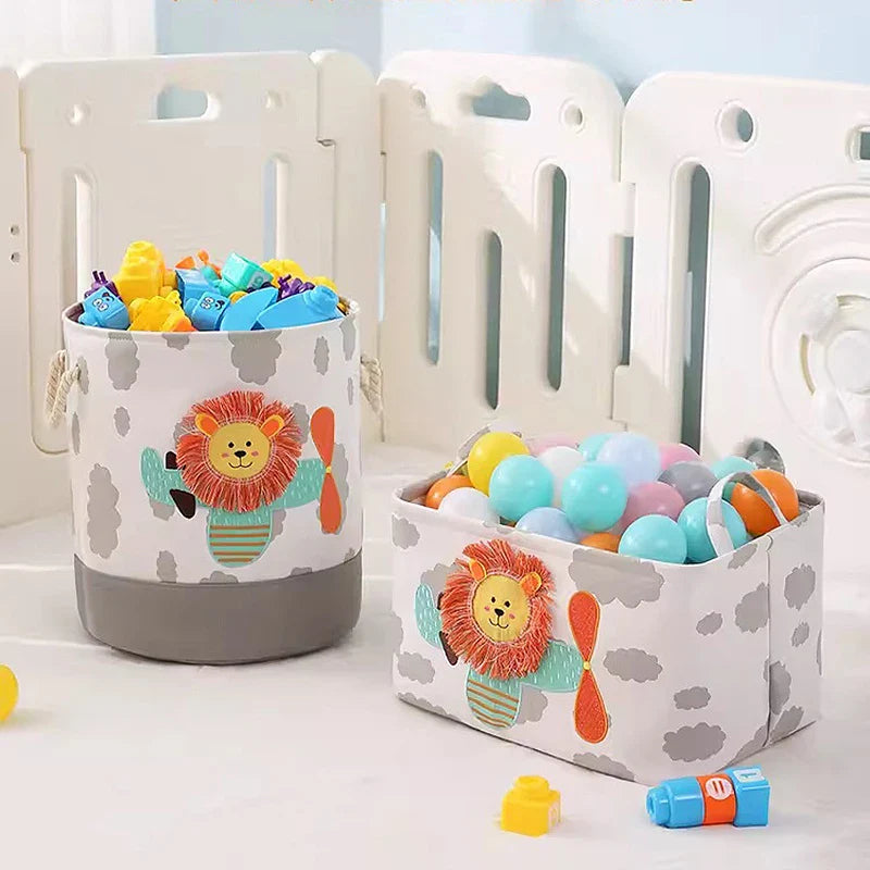 Cesta Organizadora de Juguetes – Animales - Minimalist House Shop