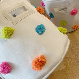 Cesta Organizadora Canvas de Algodón – Bebé