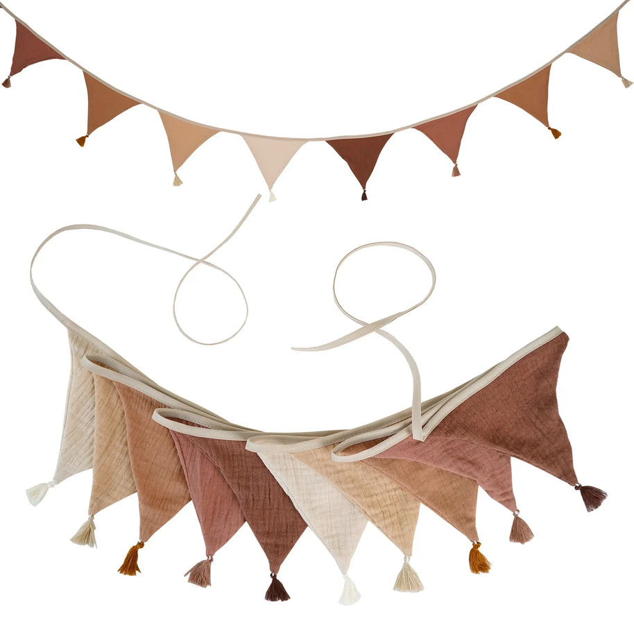 Bandeirola Decorativa Infantil em Tecido – 2,6 m - Minimalist House Shop