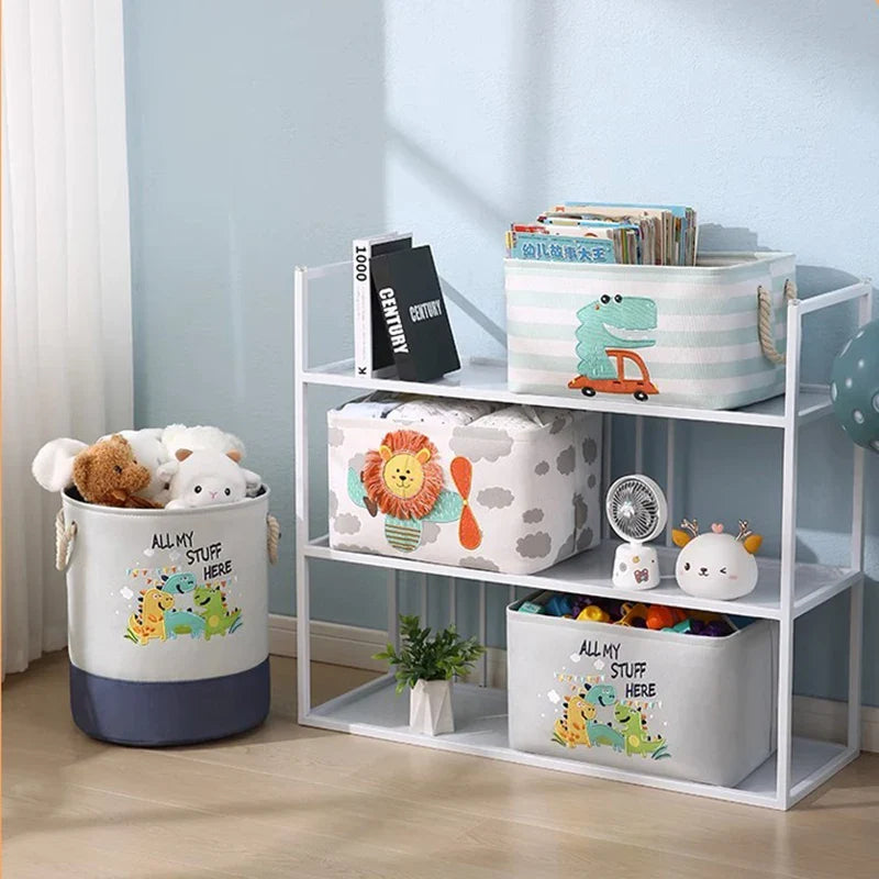 Cesta Organizadora de Juguetes – Animales - Minimalist House Shop