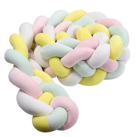 Protector Trenzado para Cuna – Algodón Suave 1M/2M/3M/3.6M - Minimalist House Shop