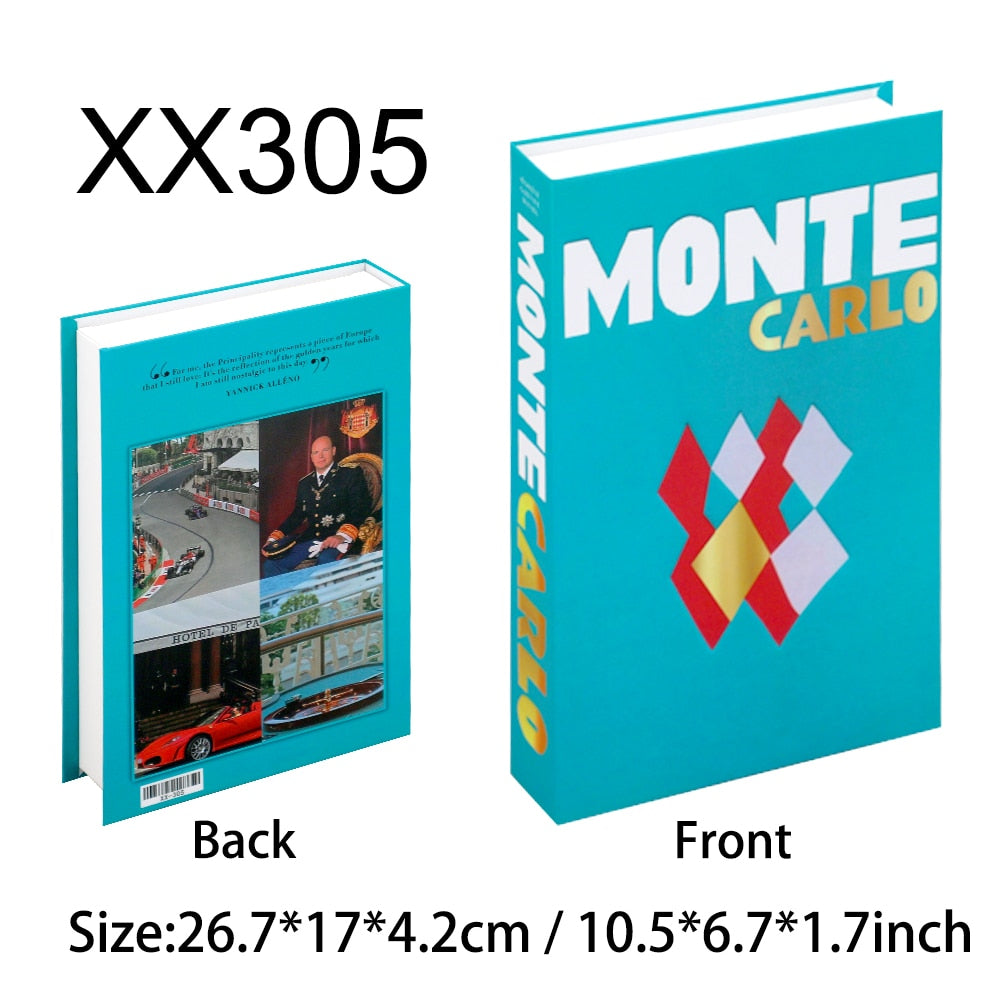 Libro Decorativo con Compartimento Secreto – DOLCE VITTA (abierto) - Minimalist House Shop