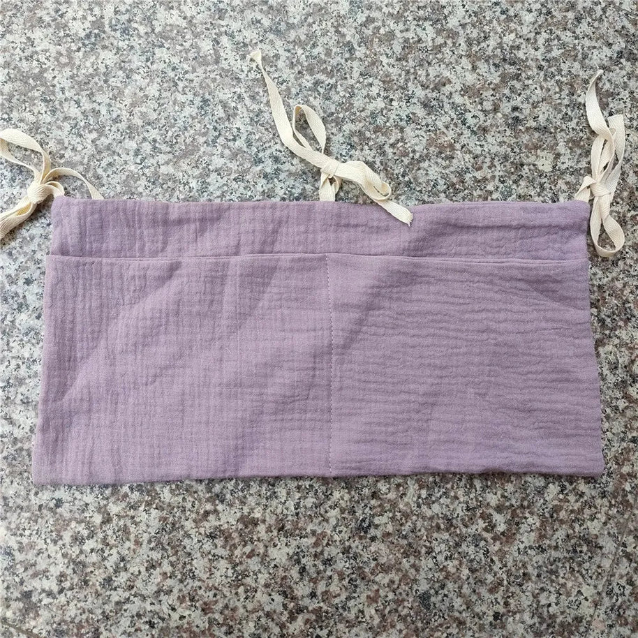 Organizador de Cuna en Algodón – Colores Lisos