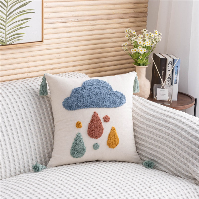 Funda de Cojín – Bohemia Rainbow Kids - Minimalist House Shop