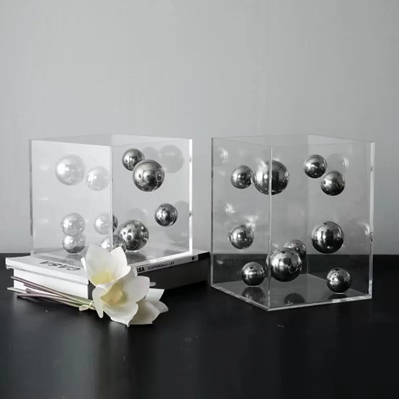 Caja Decorativa de Acrílico María Antonieta - Minimalist House Shop