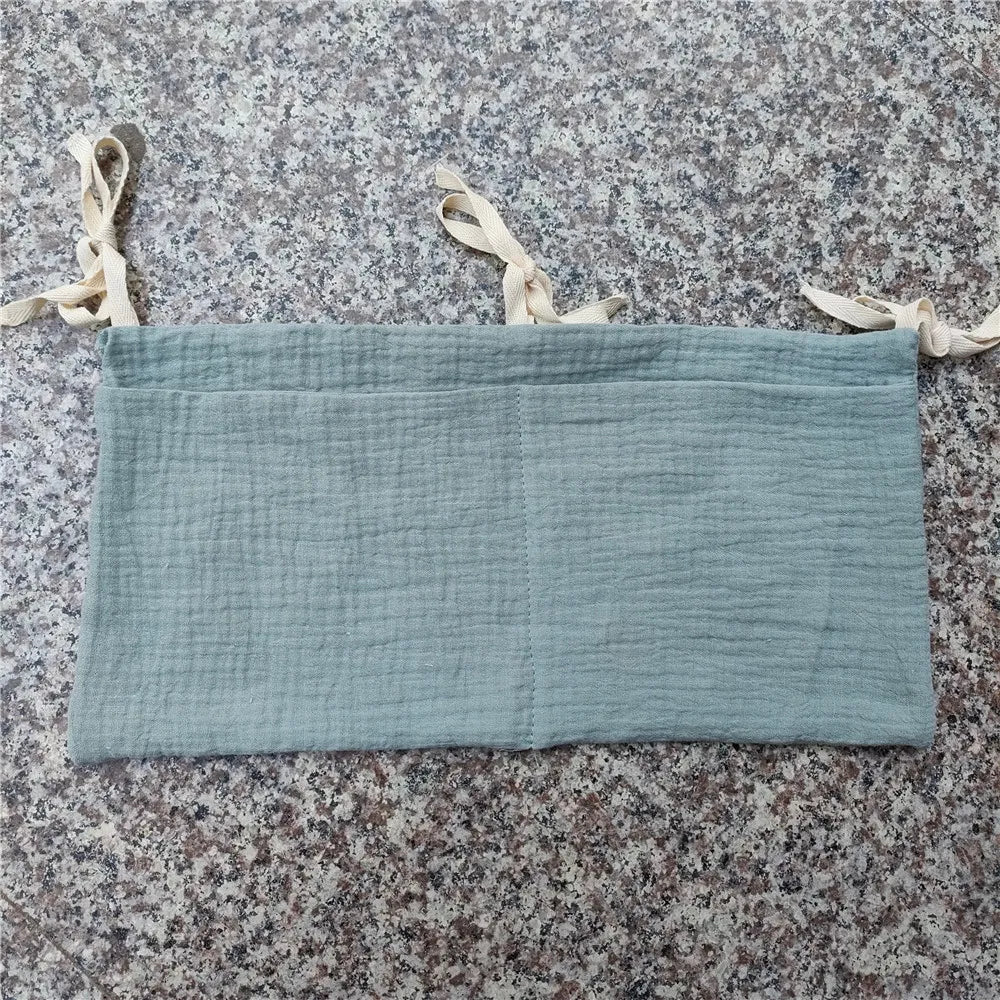 Organizador de Cuna en Algodón – Colores Lisos