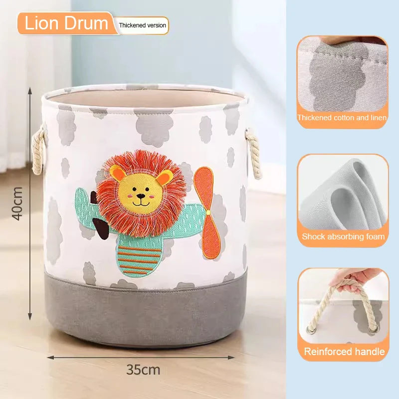 Cesta Organizadora de Juguetes – Animales - Minimalist House Shop