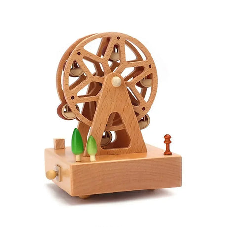Rueda Gigante Musical Vintage Madera - Minimalist House Shop