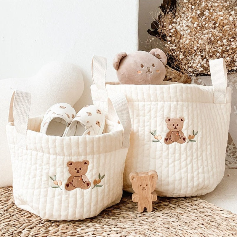 Cesto Organizador para Habitación de Bebé – BUNNY - Minimalist House Shop