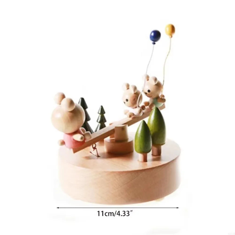 Carrusel Musical de Madera – Parque Encantado - Minimalist House Shop