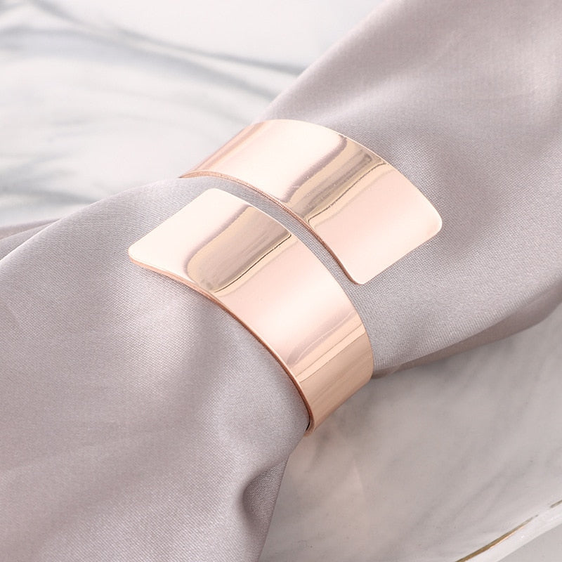 Anillo para Servilletas – GOLD (6 piezas) - Minimalist House Shop
