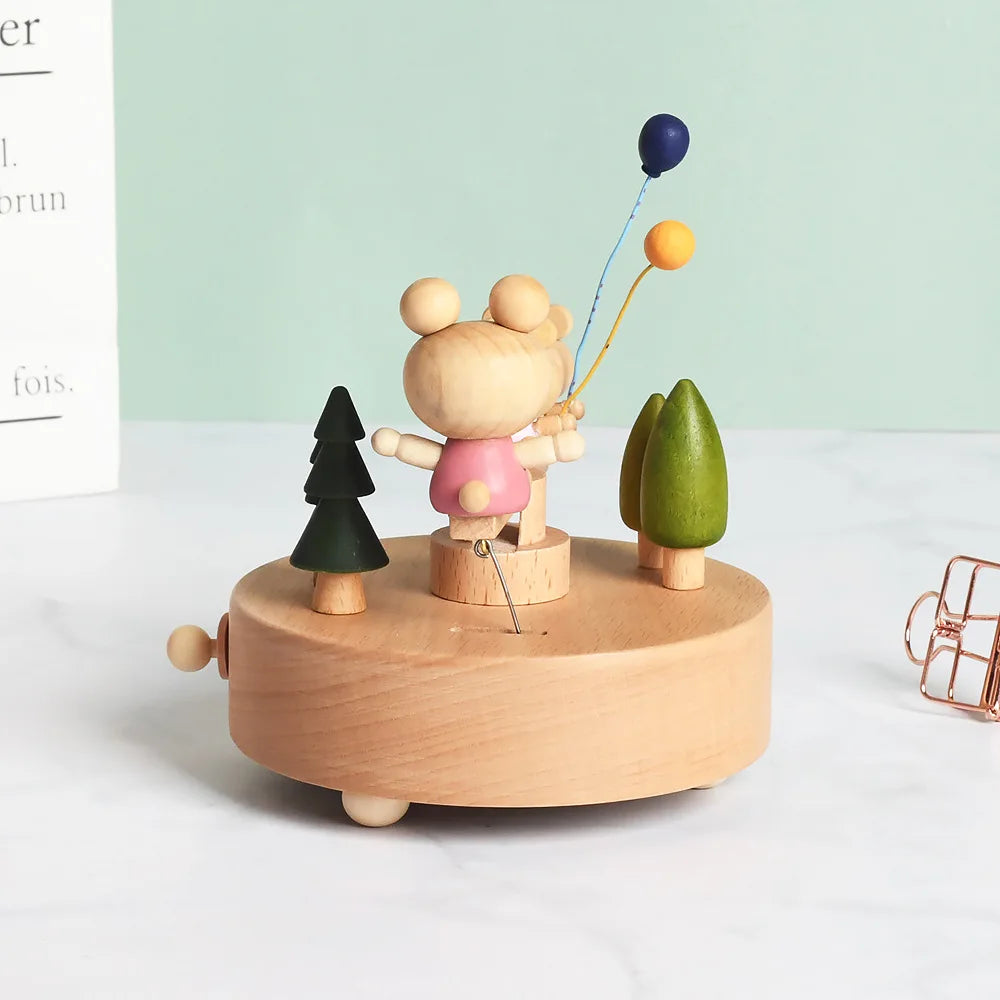 Carrusel Musical de Madera – Parque Encantado - Minimalist House Shop