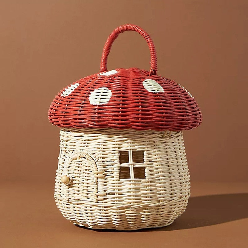Cesta Organizadora – Hongo Rojo - Minimalist House Shop