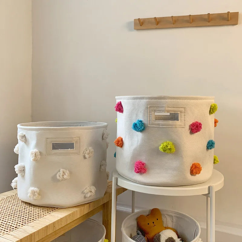 Cesta Organizadora Canvas de Algodón – Bebé - Minimalist House Shop