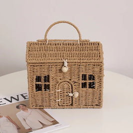 Cesto de rattan - Casinha Baby - Minimalist House Shop