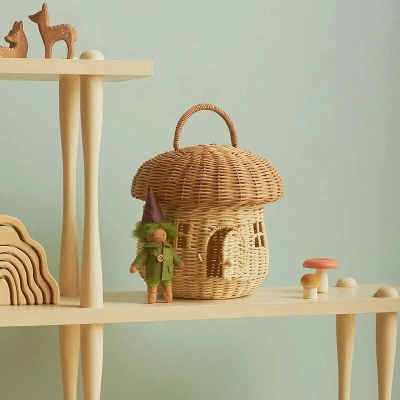 Cesta Organizadora en Forma de Hongo - Minimalist House Shop
