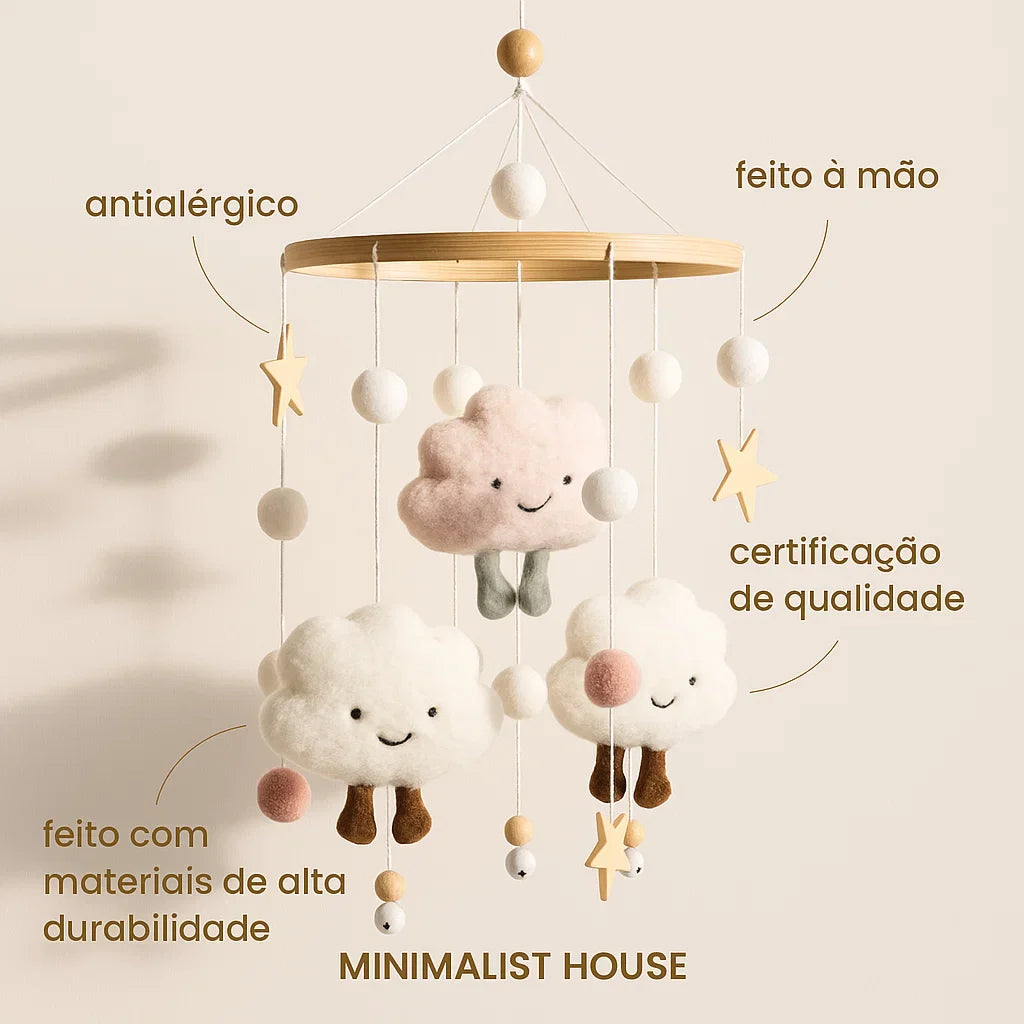 NUVENS - Móbile de berço - Minimalist House Shop