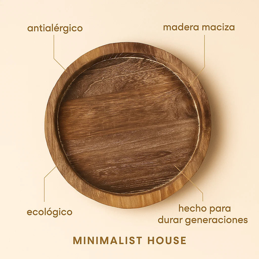 Bandeja Rustica Farmhouse - Minimalist House Shop