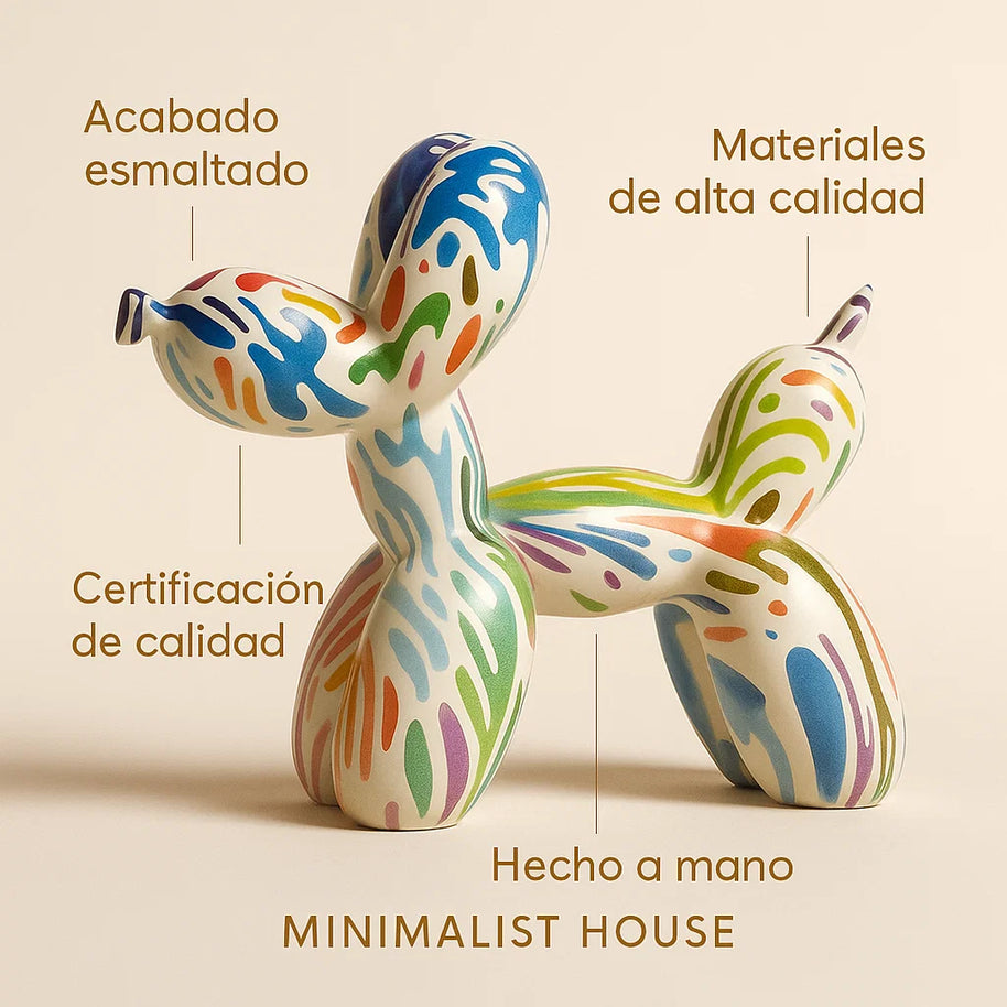Estatuilla Perro Globo