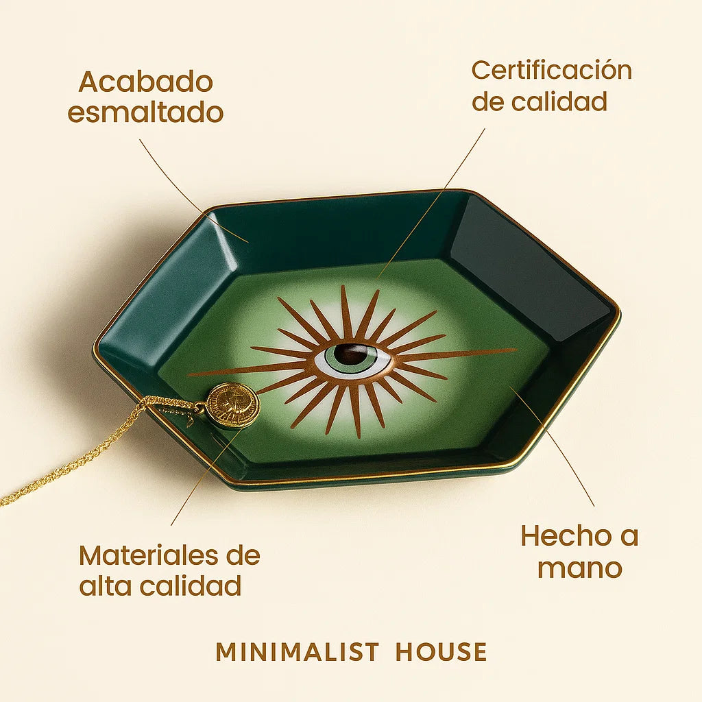 Adorno Porta Joyas Greek Eye - Minimalist House Shop