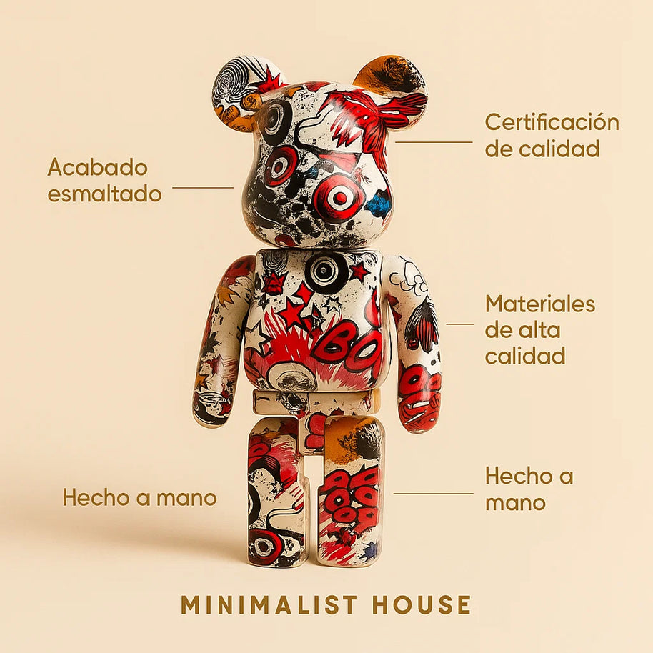 Estatuilla Decorativa Oso Graffiti 