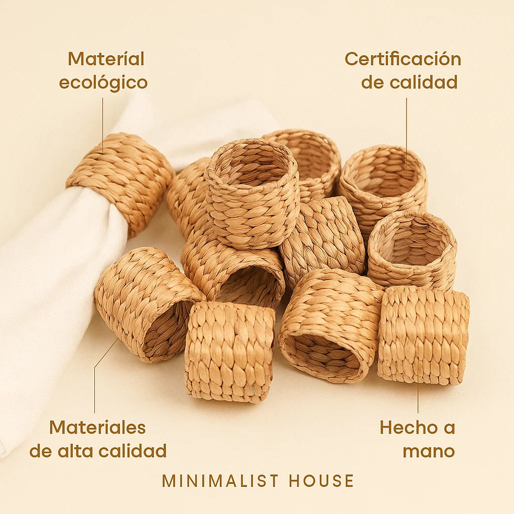 Anillos para Servilletas – Boho - Minimalist House Shop