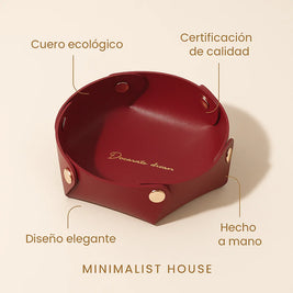 Organizador en Cuero Ecológico – OFICINA