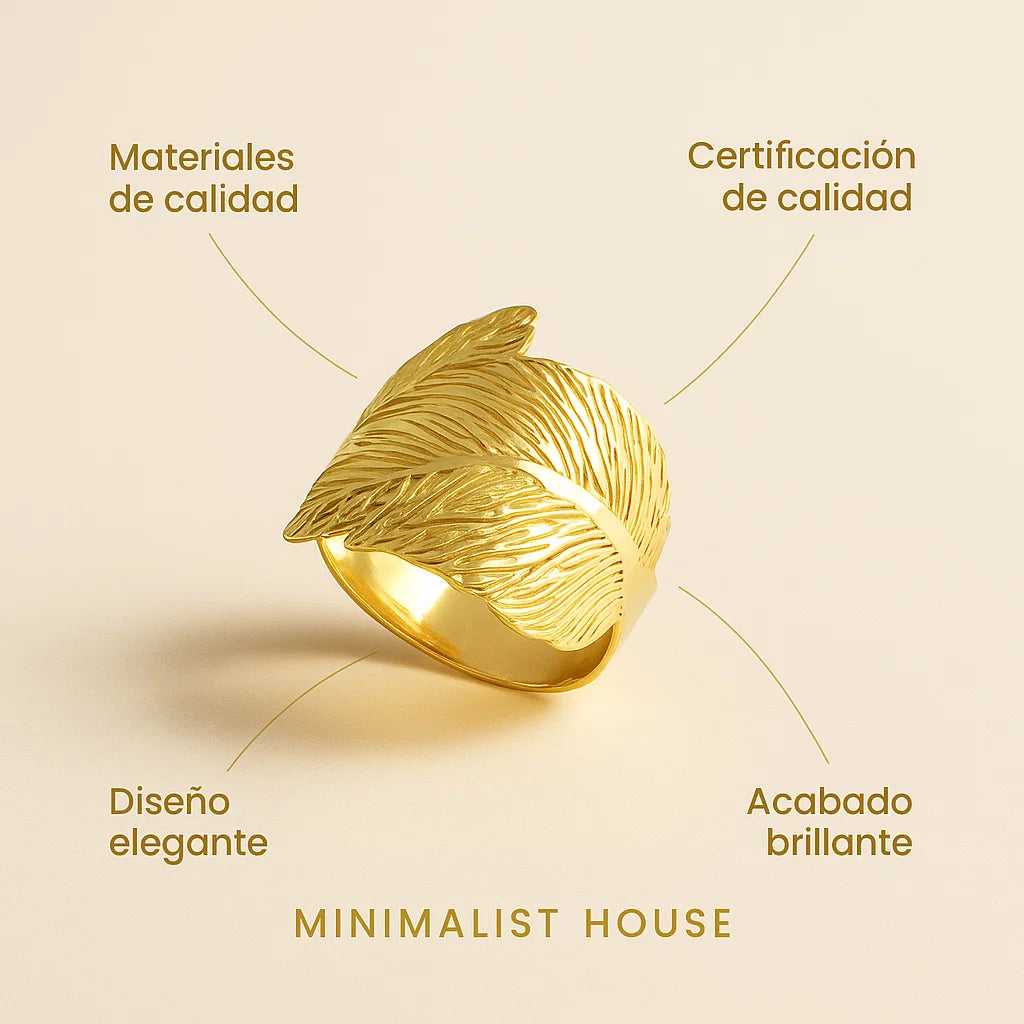Anillos para Servilletas en Forma de Hoja – Set de 12 Piezas - Minimalist House Shop
