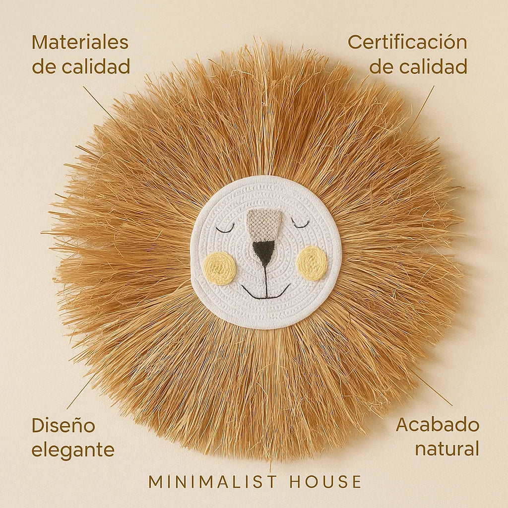 Arte Colgante de Pared – Rey León - Minimalist House Shop