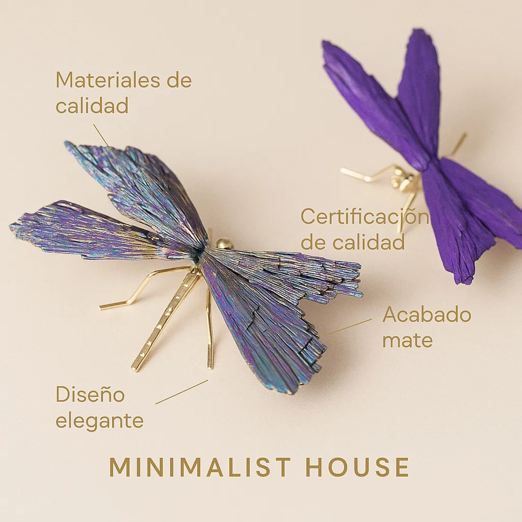 Estatueta Borboleta en Piedra Natural - Minimalist House Shop