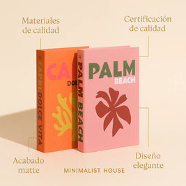 Libro Decorativo con Compartimento Secreto – DOLCE VITTA (abierto)