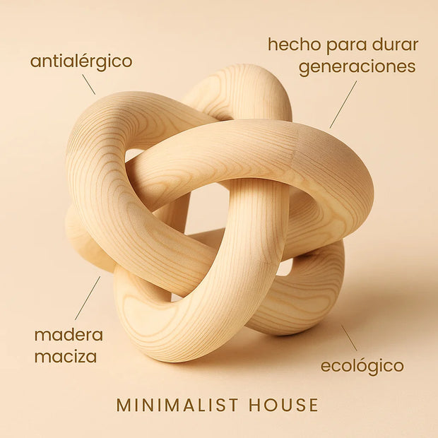 Adorno Decorativo Minimalista Nó